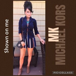 Michael Kors Brown Logo Crossbody Bag